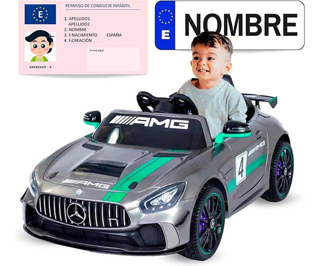 Coche eléctrico Mercedes para niños