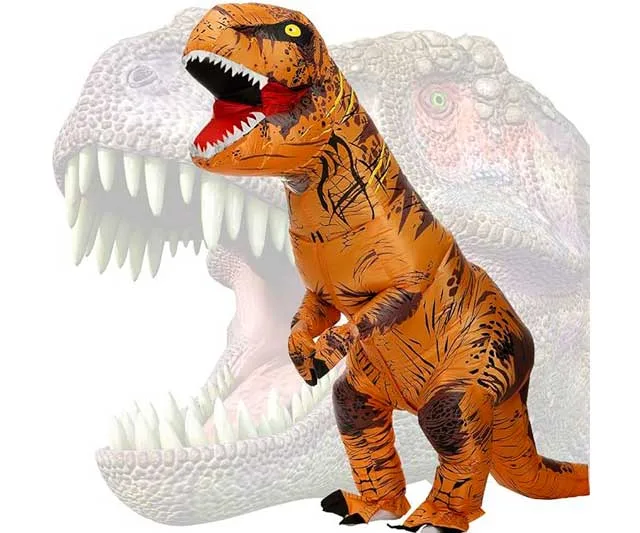 Disfraz de Tiranosaurio rex t-rex divertido