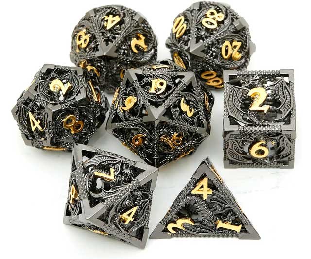 Juego de dados para D&D