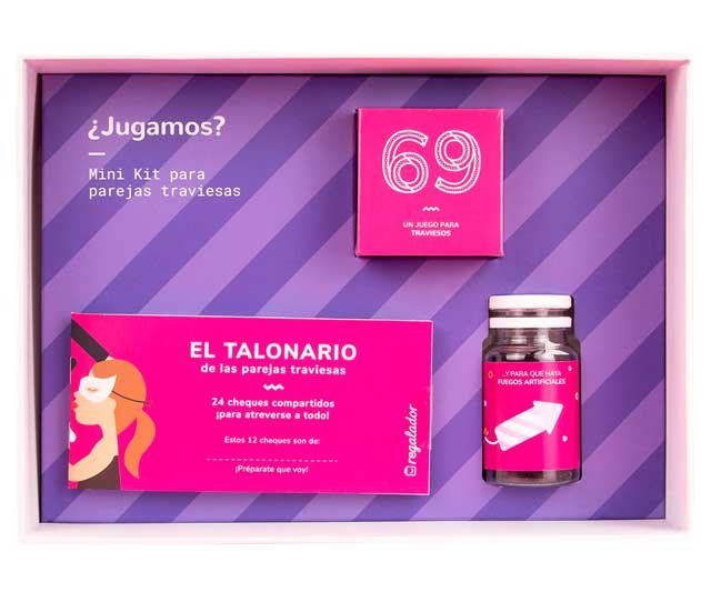 Mini Kit Parejas Traviesas Regalador: Todo lo que Necesitas para una Noche Picante e Inolvidable 0 (0)