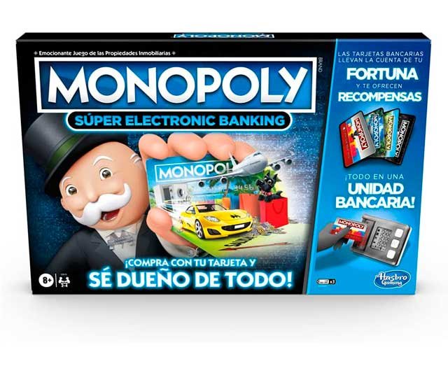 Monopoly Súper Recompensas: Juego de Mesa Electrónico con Banca Electrónica y Recompensas Exclusivas 0 (0)