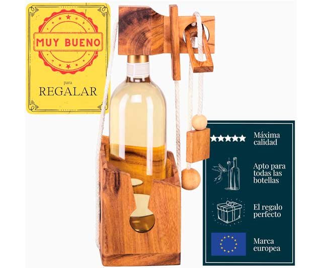 Zederello Puzle para Botellas de Vino: Un Regalo Original y Divertido 0 (0)