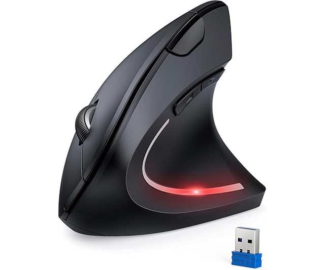 Ratón Vertical Inalámbrico TECKNET 2.4G Ergonómico y Silencioso 0 (0)
