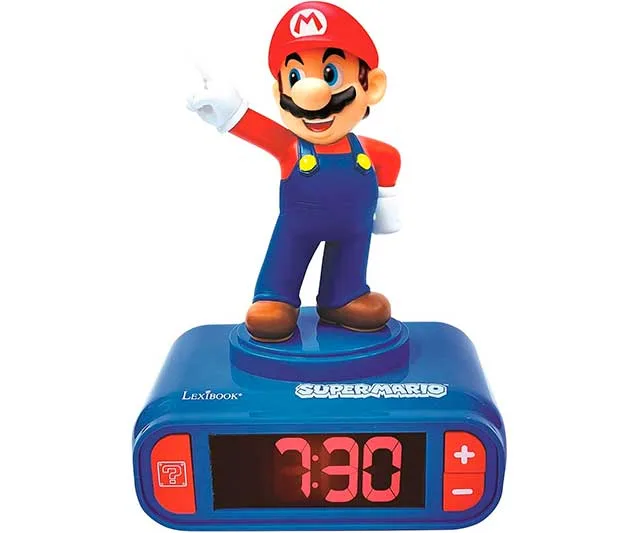 Reloj despertador de Super Mario Bros de Nintendo