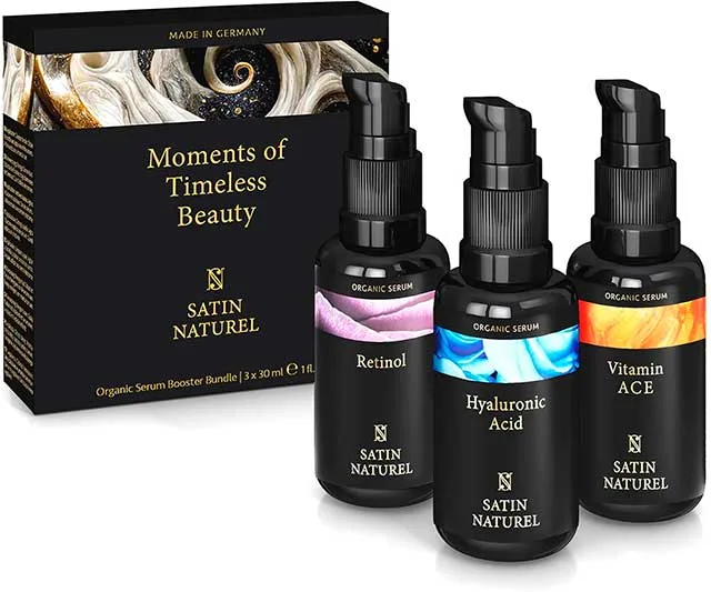 set de 3 serums de belleza para la mujer