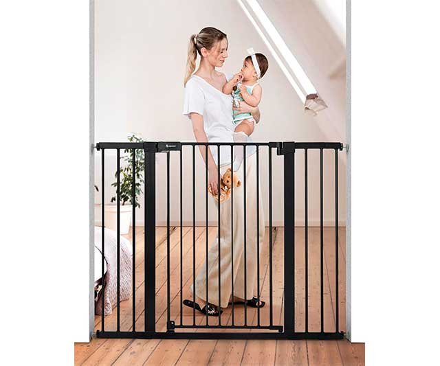 Barrera de seguridad para escaleras, bebés o perros