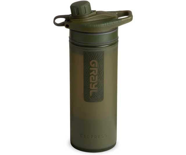 Botella con filtro Grayl Geopress de 710 ml