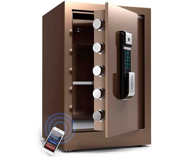 Caja fuerte electrónica para el hogar
