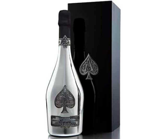 Botella de champagne Armand de brignac