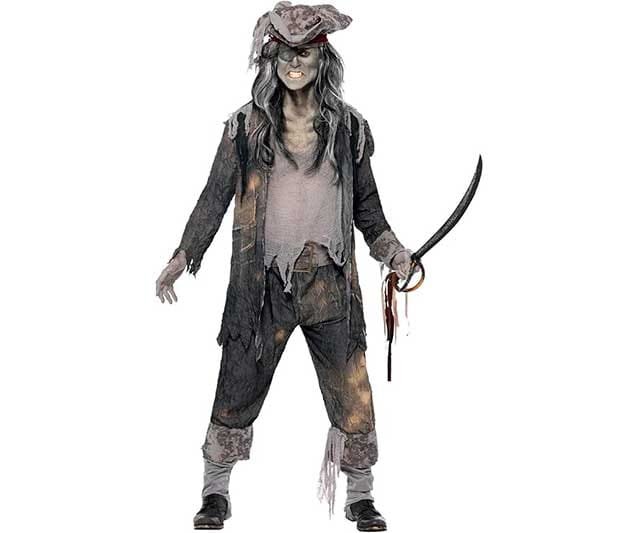 Disfraz de pirata fantasma