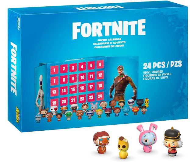 Calendario de adviento de Fornite