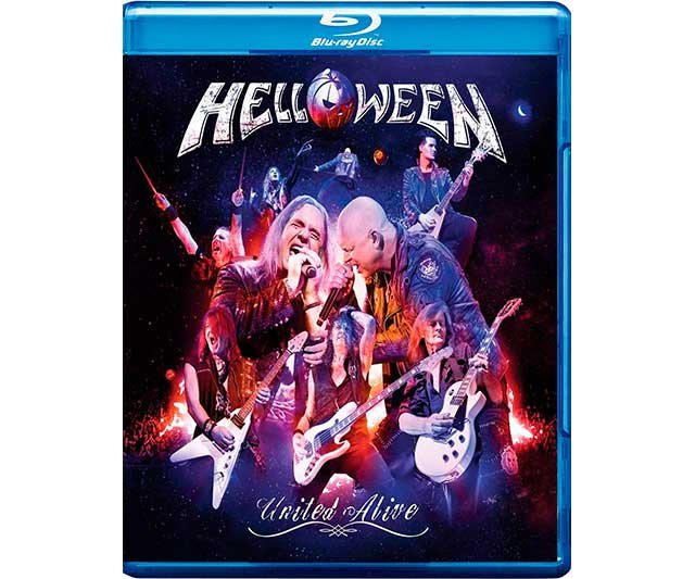 Portada del Blue Ray del Pumkins United World Tour de Helloween
