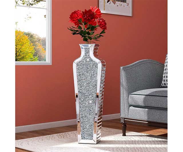 SHYFOY Jarrones Decorativos de Suelo Grandes – ¡Elegancia Espejada para tu Hogar! 0 (0)