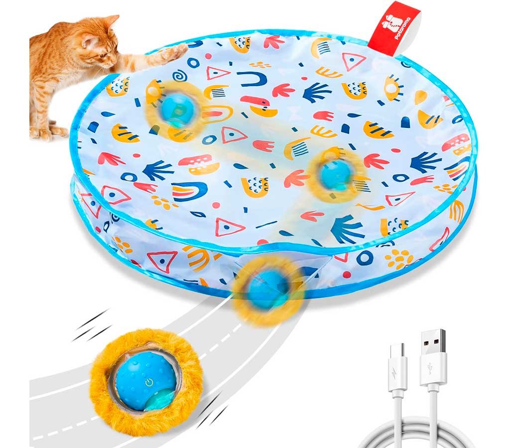 Juguete para gatos de pelota recargable