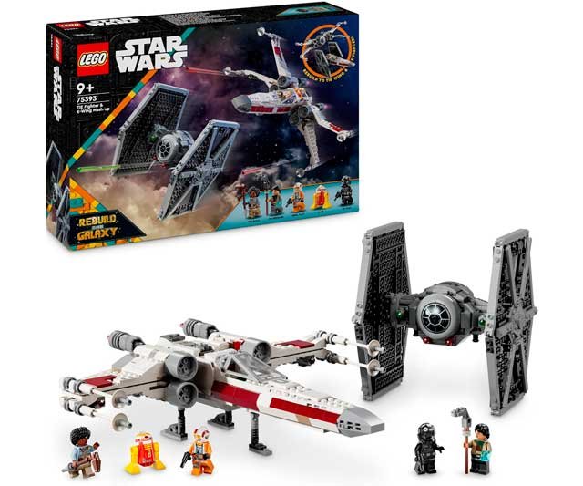 LEGO Star Wars Caza Tie y ala-X Fusionados Maqueta de Cazas Estelares