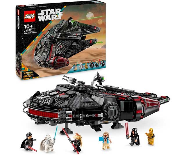 Halcón oscuro de Star Wars de LEGO