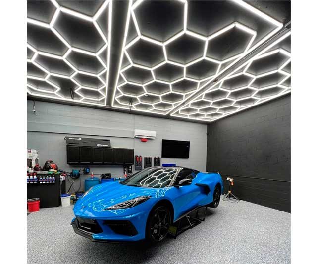 Luces led hexagonales para techo