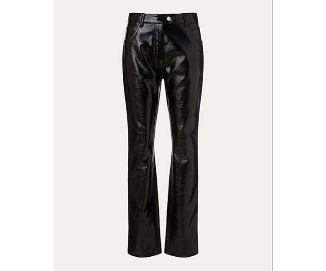 Courrèges Pantalón Recto de Vinilo – ¡Estilo Icónico y Modernidad Audaz! 0 (0)
