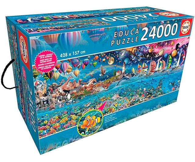 Puzzle de 24000 piezas llamado Vida