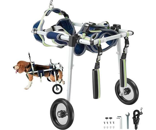 Silla de ruedas para perro