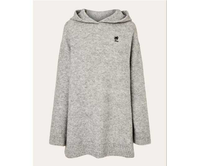 Dudadera de lana Nº 21 en color gris
