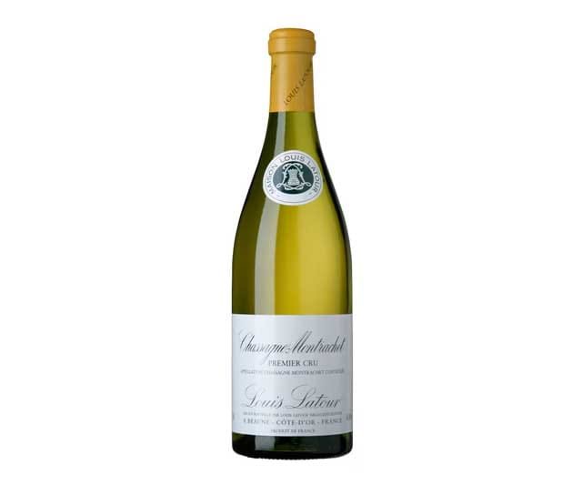 Botella de Vino blanco Chassagne Montrachet Premier Cru de Louis Latour