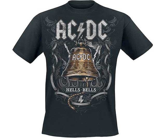 Camiseta AC/DC del Disco Hells Bells
