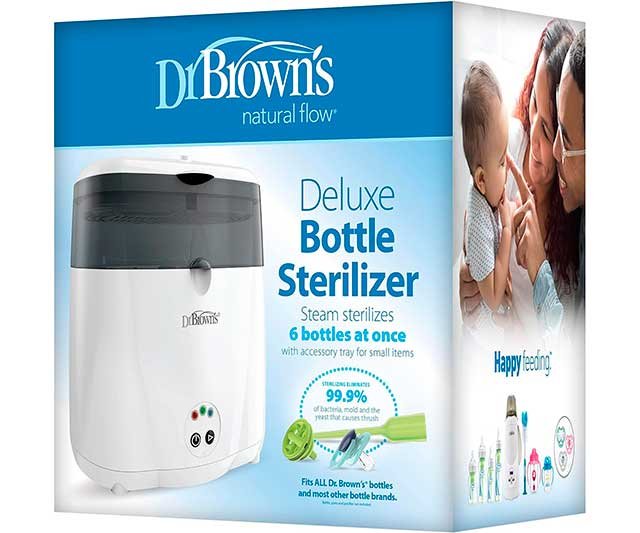 Esterilizador de Biberones y Chupetes Dr. Brown Deluxe