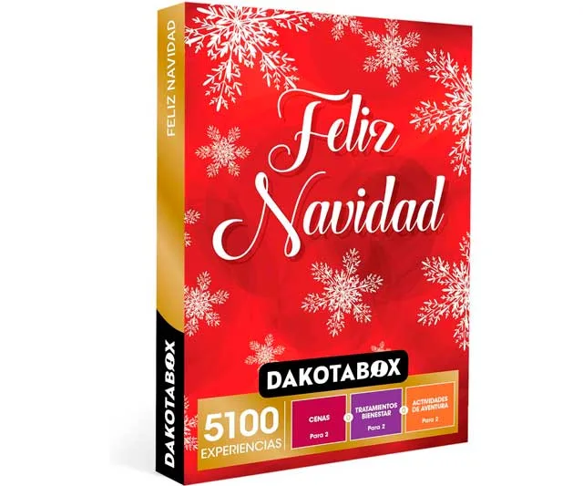 Caja regalo de experiencia navideña para parejas
