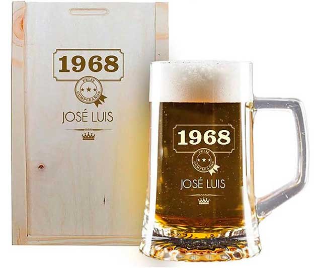 Jarra de cerveza personalizada