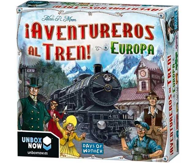 Juego de Mesa de Asmodee ¡Aventureros al Tren! Europa
