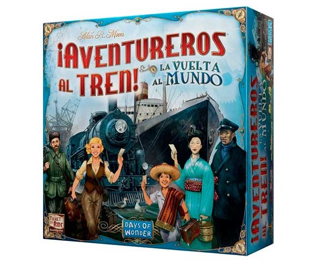 Juego de mesa ¡Aventureros Al Tren! La Vuelta Al Mundo