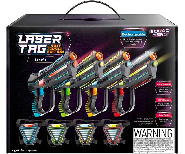 Juego de pistolas láser con Laser Tag para 4 jugadores