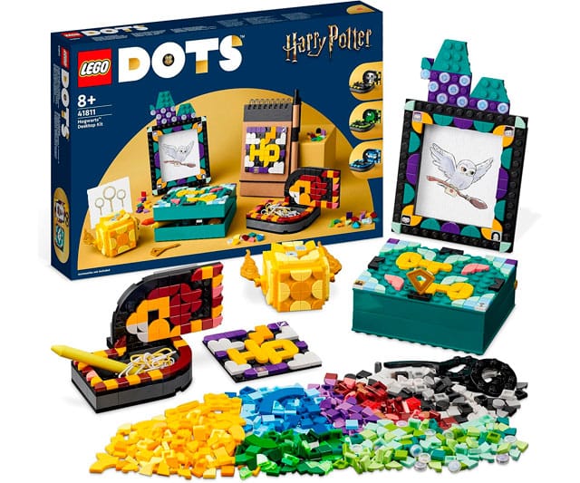 LEGO Dots Kit de Escritorio: Accesorios y Material Escolar para Hogwarts de Harry Potter