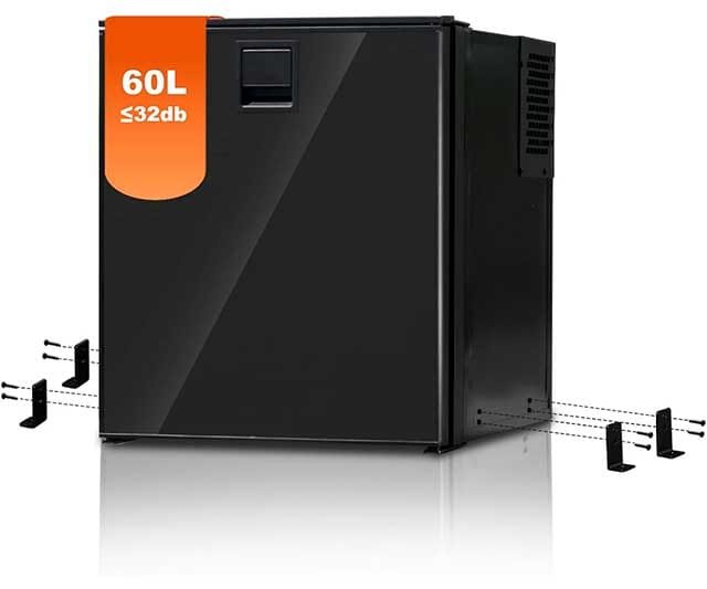 Nevera para Autocaravana 60L de 12v Silenciosa