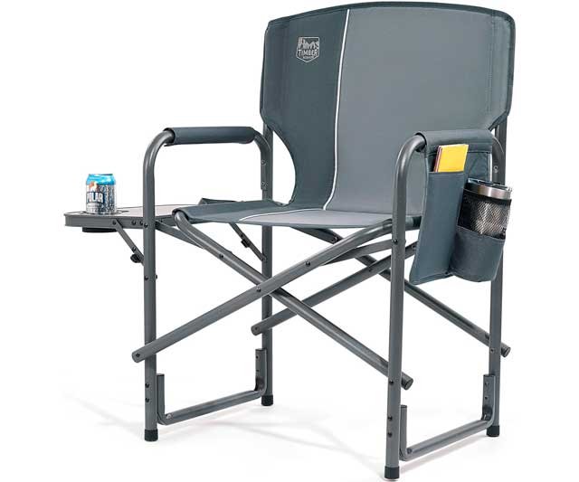 Silla de camping resistente TIMBER RIDGE hasta 180kg