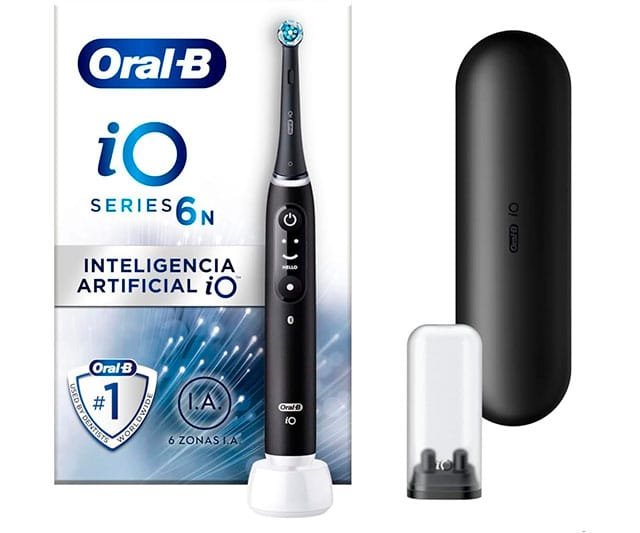 Cepillo de Dientes Eléctrico Oral-B iO 6N con 2 Cabezales y Estuche de Viaje 0 (0)