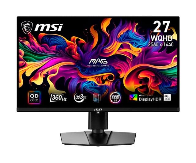 Monitor Gaming MSI MAG 271QPX con 360Hz y WQHD