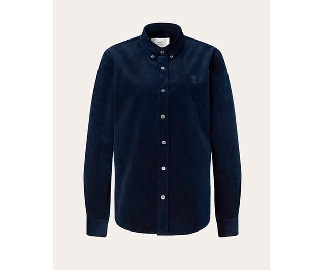 Ami Paris Camisa de Pana: Elegancia Casual con el Toque Distintivo Ami de Coeur 0 (0)