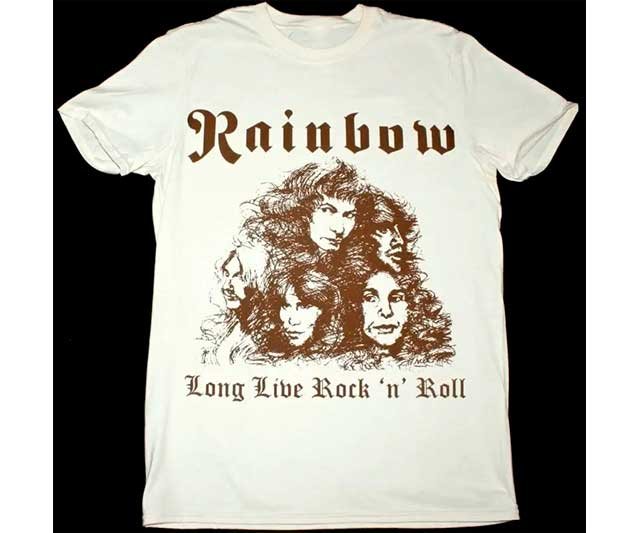 Camiseta Rainbow «Long Live Rock N Roll» – Tributo a Ritchie Blackmore y la Época Dorada 0 (0)