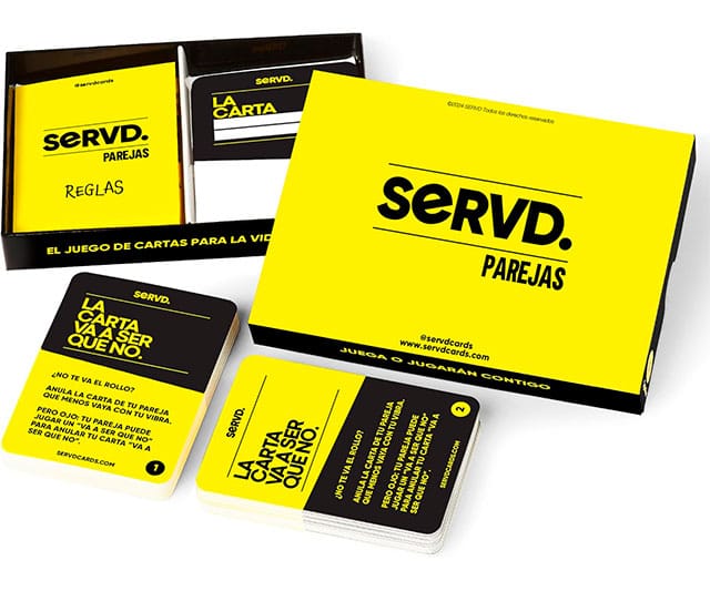 SERVD: El Juego de Cartas Divertido para Parejas