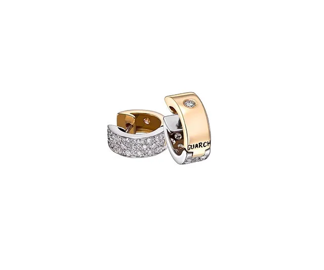 Isabel Guarch: Pendientes Colección Colors de Oro y Diamantes