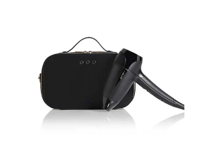 ghd flight+ - Secador de Pelo de Viaje Potente y Plegable con Estuche de Transporte