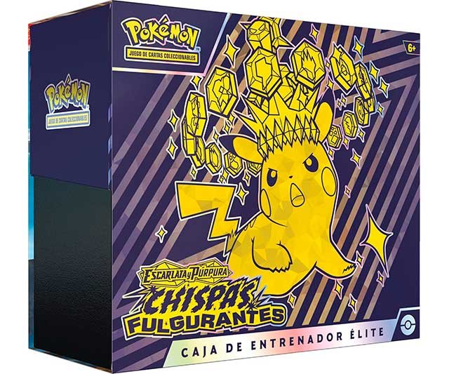 Caja de Entrenador Élite Pokémon Escarlata y Púrpura-Chispas Fulgurantes: Colecciona y Domina 0 (0)