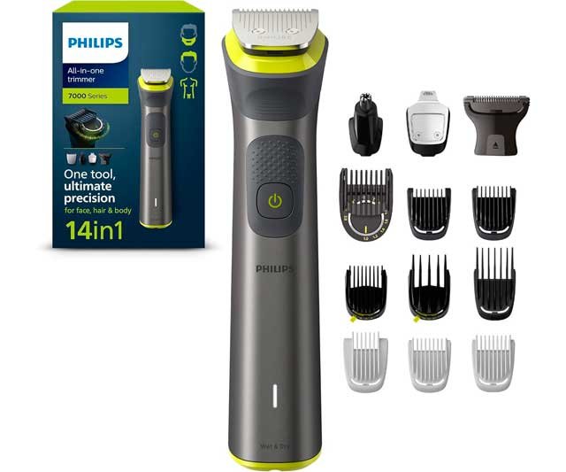 Philips Serie 7000 MG7930/15: Recortadora 14 en 1 para Barba, Pelo y Cuidado Personal Total 0 (0)
