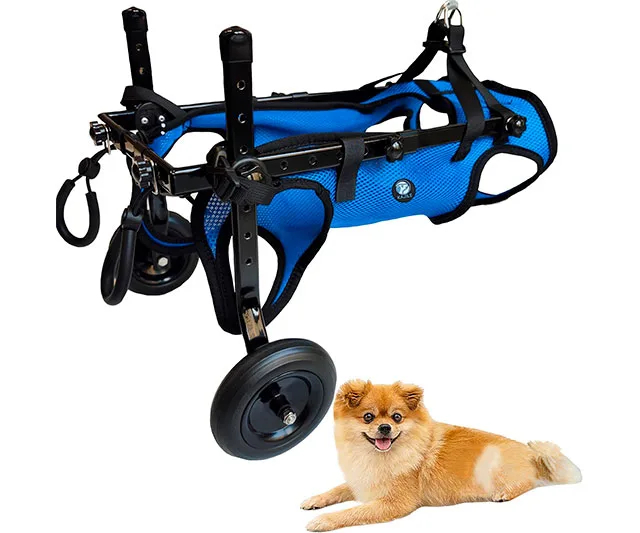 KAJILE Silla de Ruedas Plegable para Perros Pequeños