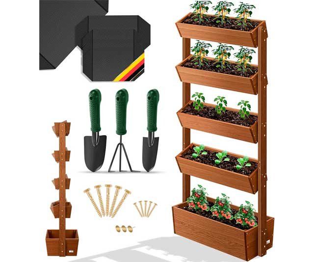 Huerto Elevado KESSER 5 Niveles | Cultivo Ergonómico y Antipulgas 0 (0)