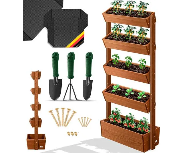 Huerto Elevado KESSER 5 Niveles | Cultivo Ergonómico y Antipulgas 0 (0)
