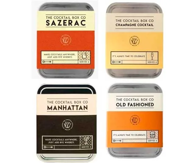 Juego de Regalo de 4 Piezas de Cóctel: Old Fashioned Set Premium 0 (0)