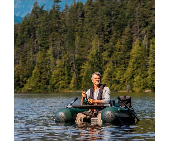 barca-de-pesca-hinchable Barca hinchable para pesca con remos intex